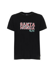 Schwarzes T-Shirt Santa Monica 1981