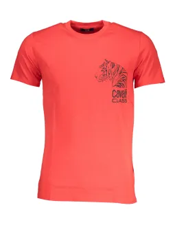 Cavalli Class Rotes Tiger T-Shirt – Luxus & Stil