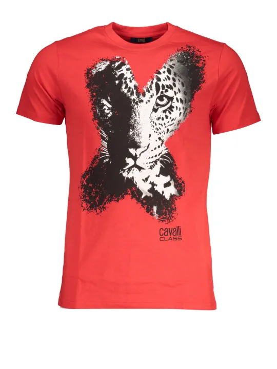 "Cavalli Class T-Shirts im Sale | Cavalli Class QXT63AJD060_RO02000 Rot online kaufen"|Planet-Deluxe