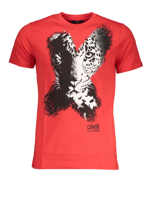 "Cavalli Class T-Shirts im Sale | Cavalli Class QXT63AJD060_RO02000 Rot online kaufen"|Planet-Deluxe