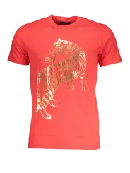 "Cavalli Class T-Shirts im Sale | Cavalli Class Tiger Rot TShirt online kaufen"|Planet-Deluxe