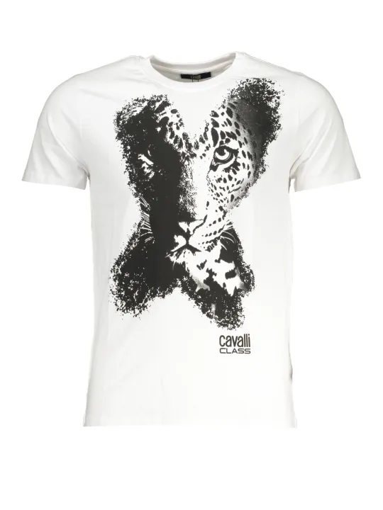 "Cavalli Class T-Shirts im Sale | Cavalli Class QXT63AJD060_BI00053 Weiß online kaufen"|Planet-Deluxe
