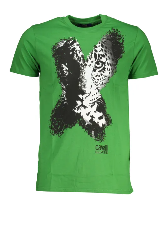 "Cavalli Class T-Shirts im Sale | Cavalli Class QXT63AJD060_VE07334 Grün online kaufen"|Planet-Deluxe