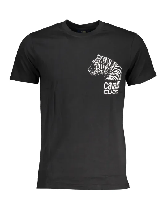 "Cavalli Class T-Shirts im Sale | Cavalli Class Tigerkopf T-Shirt Schwarz online kaufen"|Planet-Deluxe
