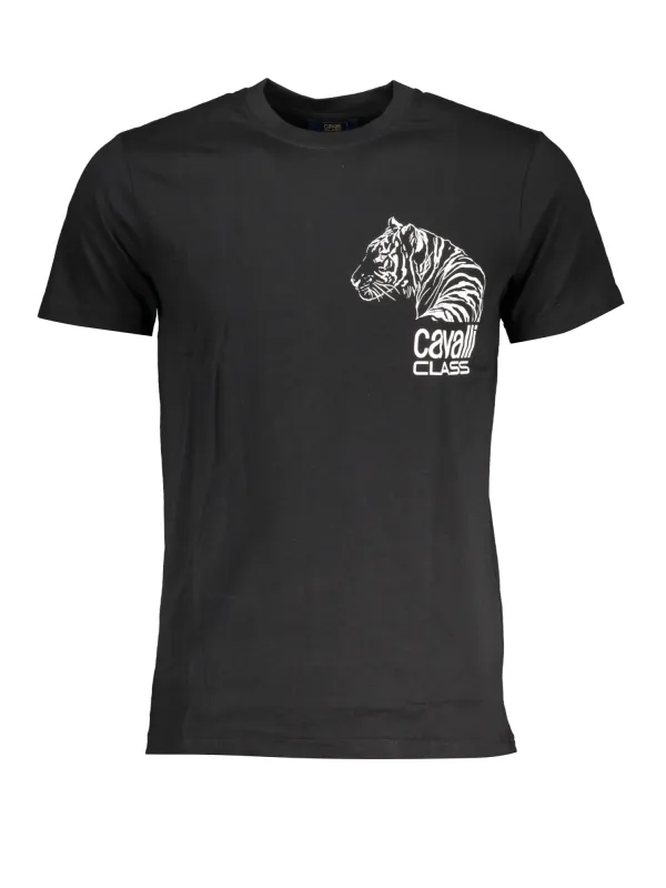 "Cavalli Class T-Shirts im Sale | Cavalli Class Tigerkopf T-Shirt Schwarz online kaufen"|Planet-Deluxe