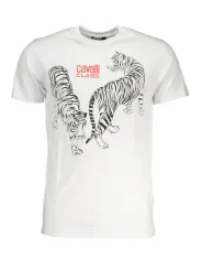 "Cavalli Class T-Shirts im Sale | Cavalli Class QXT62YJD060_BI00053 Weiß online kaufen"|Planet-Deluxe