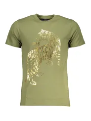 "Cavalli Class T-Shirts im Sale | Cavalli Class QXT62TJD060_VE04050 Grün online kaufen"|Planet-Deluxe