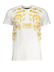 "Cavalli Class T-Shirts im Sale | Cavalli Class QXT62VJD060_BI00053 Weiß online kaufen"|Planet-Deluxe