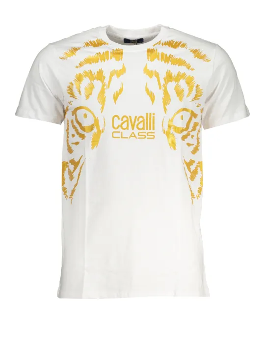 "Cavalli Class T-Shirts im Sale | Cavalli Class QXT62VJD060_BI00053 Weiß online kaufen"|Planet-Deluxe