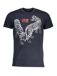 "Cavalli Class T-Shirts im Sale | Cavalli Class QXT62YJD060_BL04926 Blau online kaufen"|Planet-Deluxe