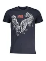 "Cavalli Class T-Shirts im Sale | Cavalli Class QXT62YJD060_BL04926 Blau online kaufen"|Planet-Deluxe