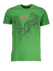 "Cavalli Class T-Shirts im Sale | Cavalli Class QXT62YJD060_VE07334 Grün online kaufen"|Planet-Deluxe