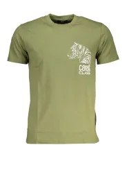 "Cavalli Class T-Shirts im Sale | Cavalli Class Olivgrün Tiger T-Shirt online kaufen"|Planet-Deluxe