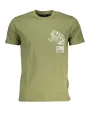 "Cavalli Class T-Shirts im Sale | Cavalli Class Olivgrün Tiger T-Shirt online kaufen"|Planet-Deluxe