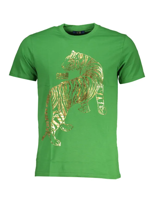 "Cavalli Class T-Shirts im Sale | Cavalli Class QXT62TJD060_VE07334 Grün online kaufen"|Planet-Deluxe