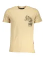 "Cavalli Class T-Shirts im Sale | Cavalli Class Beige Tiger TShirt Kurzarm Herren online kaufen"|Planet-Deluxe