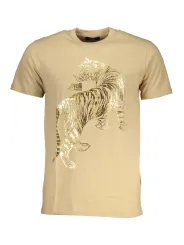 "Cavalli Class T-Shirts im Sale | "Cavalli Class Beige Tiger T-Shirt Herren" online kaufen"|Planet-Deluxe