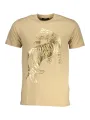 "Cavalli Class T-Shirts im Sale | "Cavalli Class Beige Tiger T-Shirt Herren" online kaufen"|Planet-Deluxe