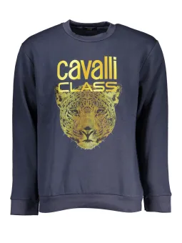 Cavalli Class Löwenkopf Sweatshirt – Stilvoll & Luxuriös