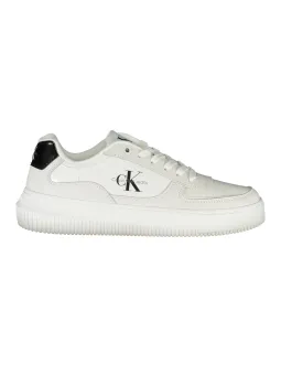 "Calvin Klein Unisex Sneakers – Nachhaltig & Elegant in Weiß"