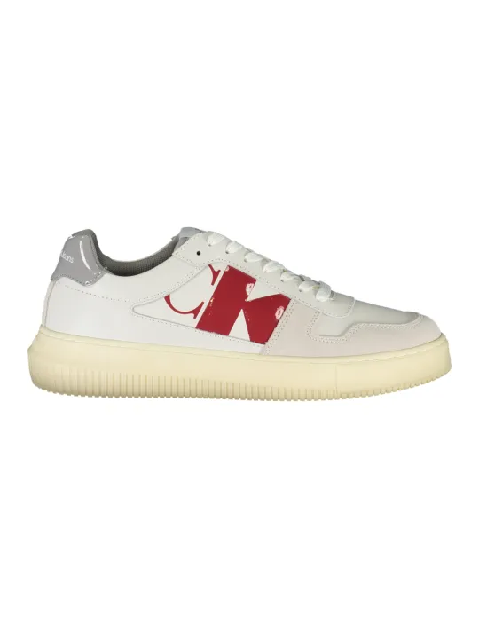 Calvin Klein Sneaker: Weiß-Rot, Komfort & Stil