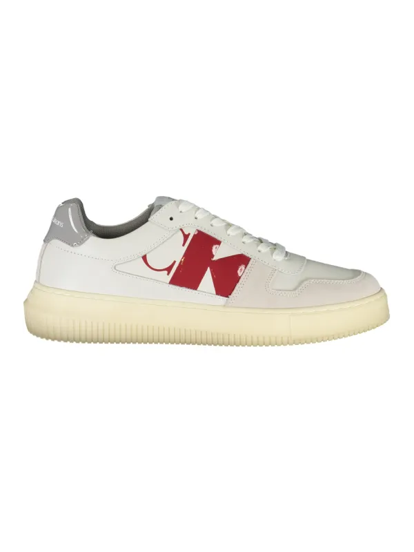 Calvin Klein Sneaker: Weiß-Rot, Komfort & Stil Calvin Klein Sneaker: Weiß-Rot, Komfort & Stil