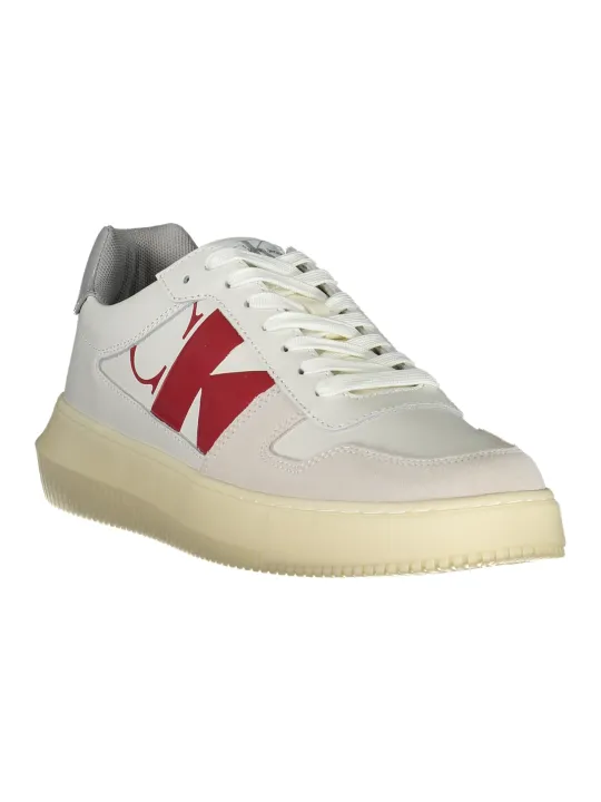 Calvin Klein Sneaker: Weiß-Rot, Komfort & Stil