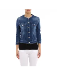 Blaues Jacob Cohen Damen Jeansjacke