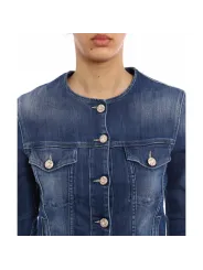 Jacob Cohen Damen Jeansjacke Blau