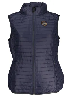 Napapijri Calmar: Navy-Steppweste mit hohem Kragen