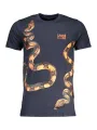 "Cavalli Class T-Shirts im Sale | Cavalli Class Snake Blue Tee online kaufen"|Planet-Deluxe