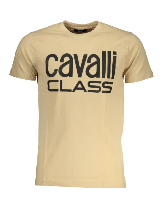"Cavalli Class T-Shirts im Sale | Cavalli Class QXT62QJD060_BE00503 Beige online kaufen"|Planet-Deluxe