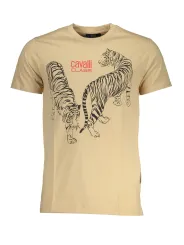 "Cavalli Class T-Shirts im Sale | Cavalli Class QXT62YJD060_BE00503 Beige online kaufen"|Planet-Deluxe