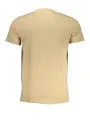 "Cavalli Class T-Shirts im Sale | Cavalli Class Beige Luxe Snake Print T-Shirt online kaufen"|Planet-Deluxe