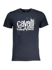"Cavalli Class T-Shirts im Sale | Cavalli Class QXT62PJD060_BL04926 Blau online kaufen"|Planet-Deluxe