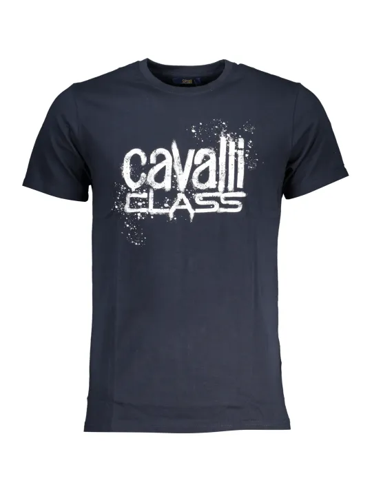 "Cavalli Class T-Shirts im Sale | Cavalli Class QXT62PJD060_BL04926 Blau online kaufen"|Planet-Deluxe