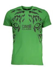 "Cavalli Class T-Shirts im Sale | Cavalli Class QXT62UJD060_VE07334 Grün online kaufen"|Planet-Deluxe