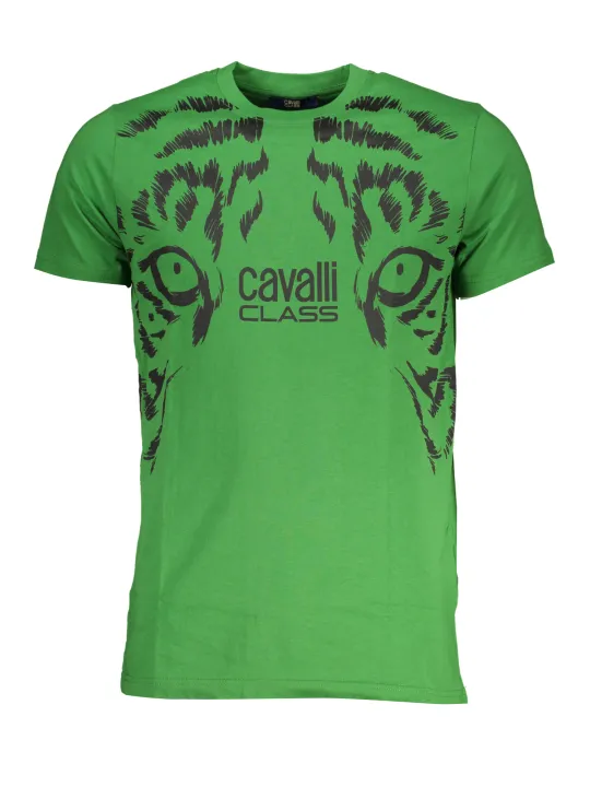 "Cavalli Class T-Shirts im Sale | Cavalli Class QXT62UJD060_VE07334 Grün online kaufen"|Planet-Deluxe