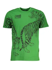 "Cavalli Class T-Shirts im Sale | Cavalli Class Jungle Green Tiger Tee online kaufen"|Planet-Deluxe