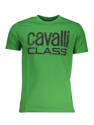 "Cavalli Class T-Shirts im Sale | Cavalli Class Grün T-Shirt QXT62QJD060VE07334 online kaufen"|Planet-Deluxe
