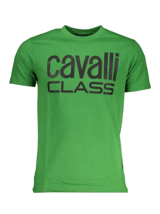 "Cavalli Class T-Shirts im Sale | Cavalli Class Grün T-Shirt QXT62QJD060VE07334 online kaufen"|Planet-Deluxe