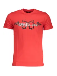 "Cavalli Class T-Shirts im Sale | Cavalli Class Red Luxe Tee online kaufen"|Planet-Deluxe
