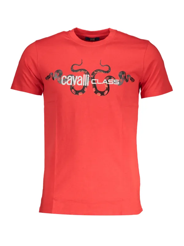 "Cavalli Class T-Shirts im Sale | Cavalli Class Red Luxe Tee online kaufen"|Planet-Deluxe