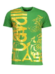 "Cavalli Class T-Shirts im Sale | Cavalli Class Green Tiger Tee online kaufen"|Planet-Deluxe