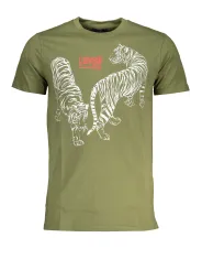 "Cavalli Class T-Shirts im Sale | Cavalli Class QXT62YJD060_VE04050 Grün online kaufen"|Planet-Deluxe