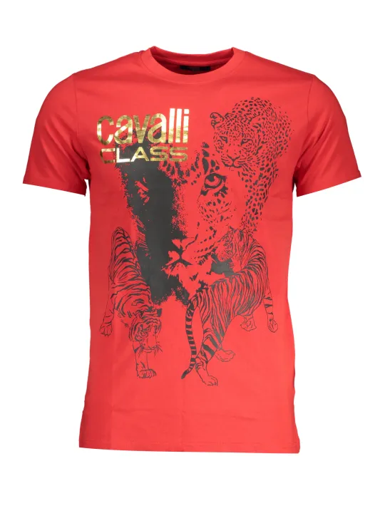 "Cavalli Class T-Shirts im Sale | Cavalli Class QXT63BJD060_RO02000 Rot online kaufen"|Planet-Deluxe