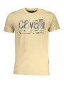 "Cavalli Class T-Shirts im Sale | Cavalli Class Beige Logo Shirt - Eleganter Komfort für jeden Tag online kaufen"|Planet-Deluxe