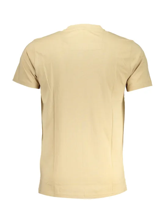 "Cavalli Class T-Shirts im Sale | Cavalli Class Beige Logo Shirt - Eleganter Komfort für jeden Tag online kaufen"|Planet-Deluxe
