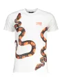 "Cavalli Class T-Shirts im Sale | Cavalli Class Snake Print T-Shirt Weiß online kaufen"|Planet-Deluxe