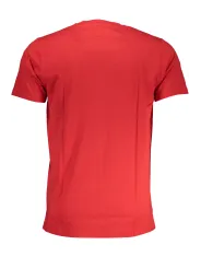 "Cavalli Class T-Shirts im Sale | Cavalli Class Rot Kurzarm T-Shirt mit Logo-Print online kaufen"|Planet-Deluxe